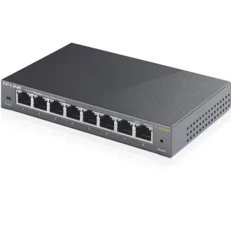 Switch inteligent TP-Link TL-SG108E, fără ventilator, 8x GB