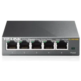 Switch inteligent Gigabit cu 5 porturi TP-Link TL-SG105E Easy Switch inteligent Gigabit cu 5 porturi TP-Link TL-SG105E Easy