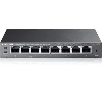 Comutator inteligent TP-Link TL-SG108PE 8xGb (4xPOE) 64W Comutator inteligent TP-Link TL-SG108PE 8xGb (4xPOE) 64W