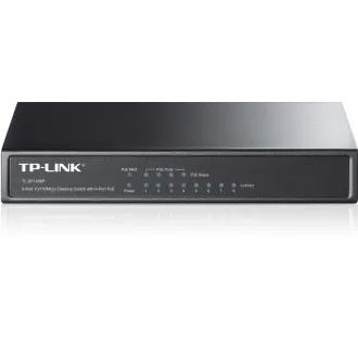 Comutator CCTV metalic pentru birou TP-Link TL-SF1008P 8x10/100 (4xPOE) 66W Comutator CCTV metalic pentru birou TP-Link TL-SF1008P 8x10/100 (4xPOE) 66W