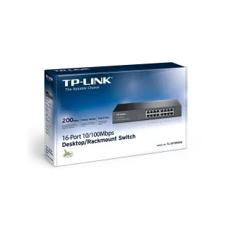 Switch TP-Link TL-SF1016DS cu 16 porturi 10/100 Mbps Switch TP-Link TL-SF1016DS cu 16 porturi 10/100 Mbps