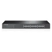 Switch TP-Link TL-SF1024 cu 24 de porturi 10/100Mb, montabil în rack