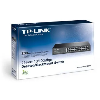 Switch TP-Link TL-SF1024D cu 24 de porturi 10/100 Mbps Switch TP-Link TL-SF1024D cu 24 de porturi 10/100 Mbps