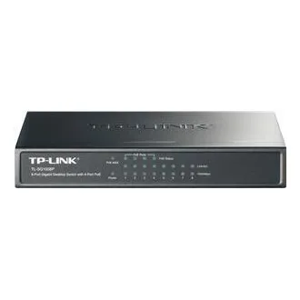 Switch desktop fără ventilator TP-Link TL-SG1008P 8xGB (4xPOE) 64W Switch desktop fără ventilator TP-Link TL-SG1008P 8xGB (4xPOE) 64W