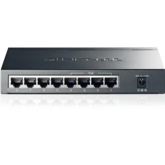 Switch desktop fără ventilator TP-Link TL-SG1008P 8xGB (4xPOE) 64W Switch desktop fără ventilator TP-Link TL-SG1008P 8xGB (4xPOE) 64W