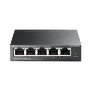 Comutator CCTV TP-Link TL-SF1005P 5x10/100 (4xPOE) 67W pentru birou, din oțel