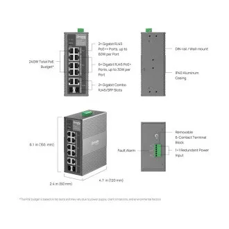 IES210GPP Omada Industr Comutator ușor de utilizat IES210GPP Omada Industr Comutator ușor de utilizat