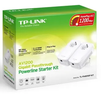 Kit de pornire TP-Link TL-PA8010P Powerline 1200Mbps (2 buc) Kit de pornire TP-Link TL-PA8010P Powerline 1200Mbps (2 buc)