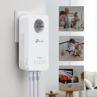 Kit WiFi TP-Link TL-WPA8631P KIT AV1300 Gb Pass-through AC1200 Powerline (2 buc.) Kit WiFi TP-Link TL-WPA8631P KIT AV1300 Gb Pass-through AC1200 Powerline (2 buc.)