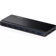 Hub TP-Link cu 7 porturi USB 3.0 + 2 porturi USB pentru încărcare și alimentare