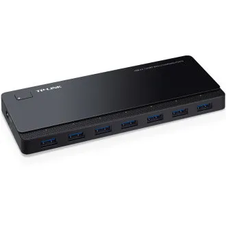 Hub TP-Link cu 7 porturi USB 3.0 + 2 porturi USB pentru încărcare și alimentare Hub TP-Link cu 7 porturi USB 3.0 + 2 porturi USB pentru încărcare și alimentare