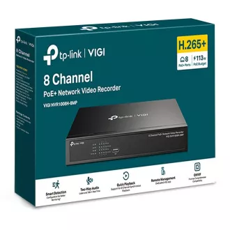 VIGI NVR1008H-8MP 8 canale PoE Network Video Recorder
