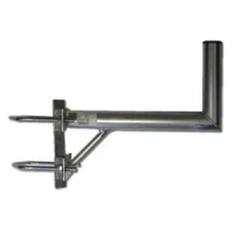 Suport antenă 50cm diametru catarg 42mm, 2x unghi, R100mm