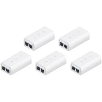 Ubiquiti POE-24-12W-G-WH, injector GB PoE, 24V/0.5A(12W), pachet 5ti Ubiquiti POE-24-12W-G-WH, injector GB PoE, 24V/0.5A(12W), pachet 5ti
