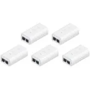 Ubiquiti POE-24-12W-G-WH, injector GB PoE, 24V/0.5A(12W), pachet 5ti