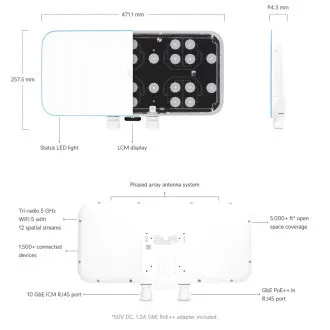 Ubiquiti UWB-XG, UniFi BaseStation XG, 802.11ac Wave2 Ubiquiti UWB-XG, UniFi BaseStation XG, 802.11ac Wave2