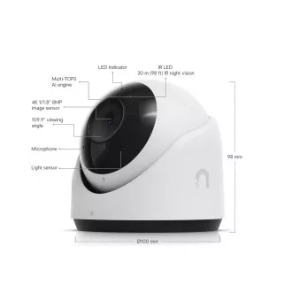 Ubiquiti UVC-G6-Turret-W - Turelă UniFi Protect G6, albă