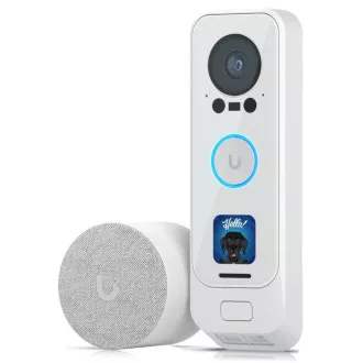 Ubiquiti UVC-G4 Doorbell Pro Kit PoE - G4 Doorbell Professional PoE Kit - Alb