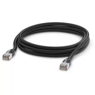 Ubiquiti UACC-Cable-Patch-Outdoor-3M-BK, cablu de patch UniFi pentru exterior, 3m, Cat5e, negru