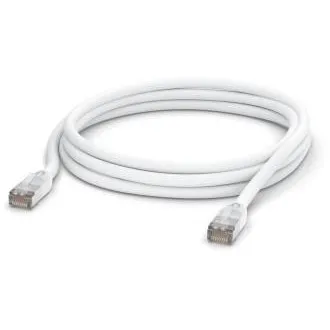 Ubiquiti UACC-Cable-Patch-Outdoor-3M-W, cablu patch UniFi exterior, 3m, Cat5e, alb