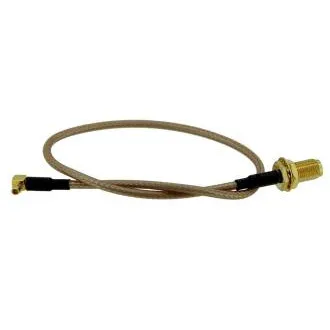 pigtail 25cm RG316 MMCX - RSMA mamă (pin) pigtail 25cm RG316 MMCX - RSMA mamă (pin)