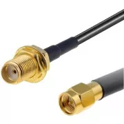 Pigtail RF240 2m - SMA femela / SMA mascul