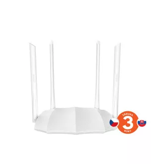 Tenda AC5 WiFi AC Router 1200Mb/, WISP, Repetitor universal, aplicație Tenda CZ, 4x antene 6dBi