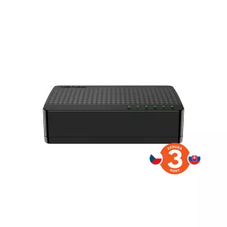 Tenda SG105M - Mini-comutator 5x Gigabit Desktop Ethernet Mini Switch, 10/100/1000 Mbps, 10Gb/s, fără ventilator