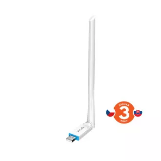 Adaptor USB Tenda U2v5 AX300 WiFi 6, 286 Mb/s, 802.11ax/b/g/n, 6 dBi, Soft AP, Win 7/10/11, Linux