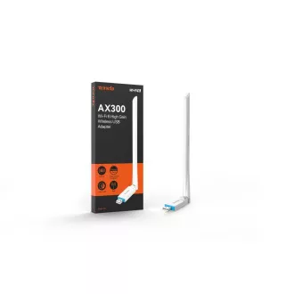 Adaptor USB Tenda U2v5 AX300 WiFi 6, 286 Mb/s, 802.11ax/b/g/n, 6 dBi, Soft AP, Win 7/10/11, Linux