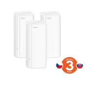 Sistem Tenda Nova EX12 (pachet de 3) WiFi6 AX3000 Mesh Gigabit, 9xGLAN/GWAN, WPA3, VPN, aplicație SMART CZ