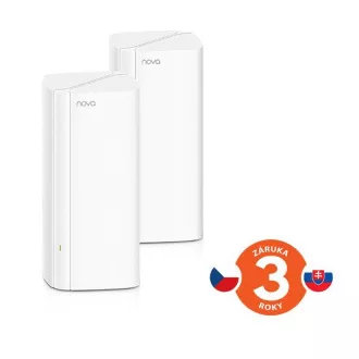Sistem Tenda Nova EX12 (2-pachet) WiFi6 AX3000 Mesh Gigabit, 6xGLAN/GWAN, WPA3, VPN, aplicație SMART CZ