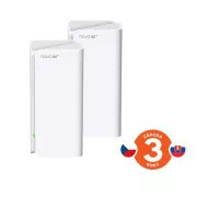 Tenda Nova MX21 Pro (pachet de 2) WiFi6E AXE5700 Mesh Gigabit system, 6x GLAN/GWAN, WPA3, VPN, aplicație CZ