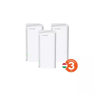Tenda Nova MX21 Pro (pachet de 3) WiFi6E AXE5700 Mesh Gigabit sistem, 9x GLAN/GWAN, WPA3, VPN, aplicație CZ
