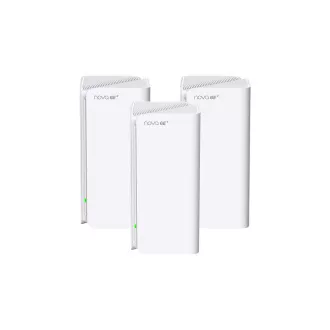 Tenda Nova MX21 Pro (pachet de 3) WiFi6E AXE5700 Mesh Gigabit sistem, 9x GLAN/GWAN, WPA3, VPN, aplicație CZ
