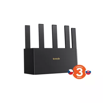 Router Tenda TX2L Pro AX1500 WiFi 6 Mesh, 1x GWAN, 3x GLAN, IPv6, 5x antenă 6dBi, WPA3, aplicație CZ