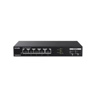 Tenda TEM2007X - Comutator multi-gigabit, 5x 2.5G RJ45 + 2x porturi 10G SFP+, MAC 16K, protecție 6kV Tenda TEM2007X - Comutator multi-gigabit, 5x 2.5G RJ45 + 2x porturi 10G SFP+, MAC 16K, protecție 6kV