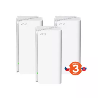 Tenda Nova MX15 Pro (pachet de 3) sistem WiFi 6 AX5400 Mesh Gigabit, 9x GLAN/GWAN, WPA3, VPN, aplicație CZ Tenda Nova MX15 Pro (pachet de 3) sistem WiFi 6 AX5400 Mesh Gigabit, 9x GLAN/GWAN, WPA3, VPN, aplicație CZ