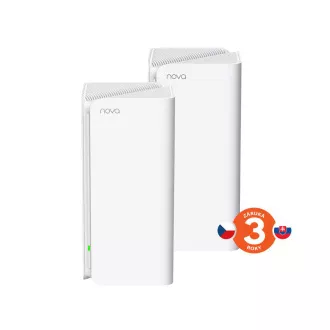 Tenda Nova MX15 Pro (pachet de 2) sistem WiFi 6 AX5400 Mesh Gigabit, 6x GLAN/GWAN, WPA3, VPN, aplicație CZ