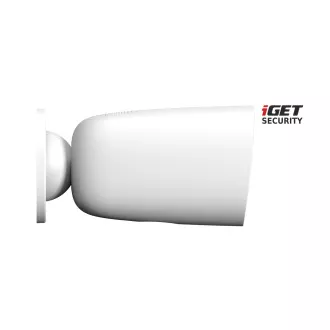 iGET SECURITY EP26 White - Cameră FullHD cu baterie WiFi, IP65, autonomă și pentru alarma M5-4G și M4, CZ