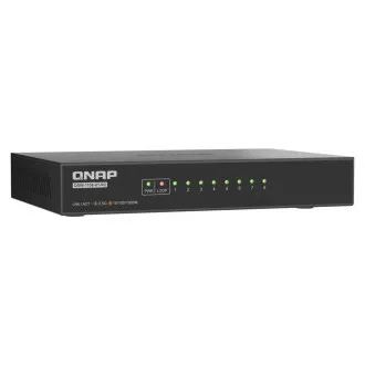 Switch QNAP QSW-1108-8T-R2 (8 porturi 2.5GbE, răcire pasivă, suport 100M/ 1G/ 2.5G) Switch QNAP QSW-1108-8T-R2 (8 porturi 2.5GbE, răcire pasivă, suport 100M/ 1G/ 2.5G)