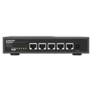 Switch QNAP QSW-3205-5T (5 porturi 10GbE, răcire pasivă, suport 100M/ 1G/ 2.5G/ 5G și 10G)
