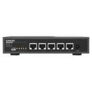 Switch QNAP QSW-3205-5T (5 porturi 10GbE, răcire pasivă, suport 100M/ 1G/ 2.5G/ 5G și 10G)