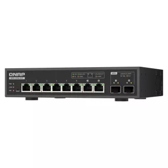 Switch QNAP QSW-L3208-2C6T (6 porturi 10GbE, 2 porturi combinate 10G SFP+/NBASE-T, Lite Managed)