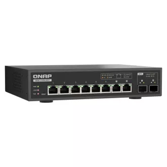 Switch QNAP QSW-L3208-2C6T (6 porturi 10GbE, 2 porturi combinate 10G SFP+/NBASE-T, Lite Managed)