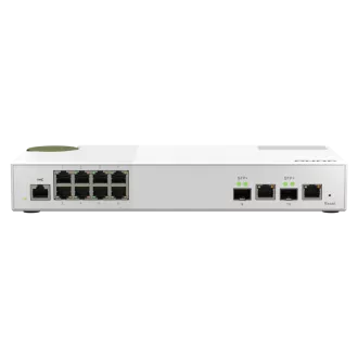 Switch gestionat QNAP QSW-M2108-2C (8 porturi RJ45 2.5GbE și 2 porturi SFP+ / RJ-45 10GbE combinate)