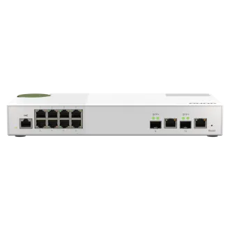 Switch gestionat QNAP QSW-M2108-2C (8 porturi RJ45 2.5GbE și 2 porturi SFP+ / RJ-45 10GbE combinate) Switch gestionat QNAP QSW-M2108-2C (8 porturi RJ45 2.5GbE și 2 porturi SFP+ / RJ-45 10GbE combinate)