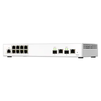 Switch gestionat QNAP QSW-M2108-2C (8 porturi RJ45 2.5GbE și 2 porturi SFP+ / RJ-45 10GbE combinate) Switch gestionat QNAP QSW-M2108-2C (8 porturi RJ45 2.5GbE și 2 porturi SFP+ / RJ-45 10GbE combinate)
