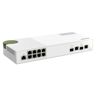 Switch gestionat QNAP QSW-M2108-2C (8 porturi RJ45 2.5GbE și 2 porturi SFP+ / RJ-45 10GbE combinate) Switch gestionat QNAP QSW-M2108-2C (8 porturi RJ45 2.5GbE și 2 porturi SFP+ / RJ-45 10GbE combinate)