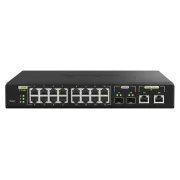 Switch gestionat QNAP QSW-M2116P-2T2S (16x 2.5GbE PoE+ RJ45 / 2x 10GbE RJ45 PoE++ / 2x 10GbE SFP+)